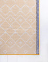 Marrakech Lattice Collection Area Rug - Medina (Yellow) Rectangle Yellow  lifestyle 12