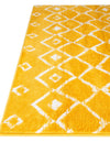 Marrakech Lattice Collection Area Rug - Medina (Yellow) Rectangle Yellow  lifestyle 24