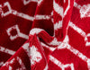 Marrakech Lattice Collection Area Rug - Medina (Red) Runner Red  lifestyle 45