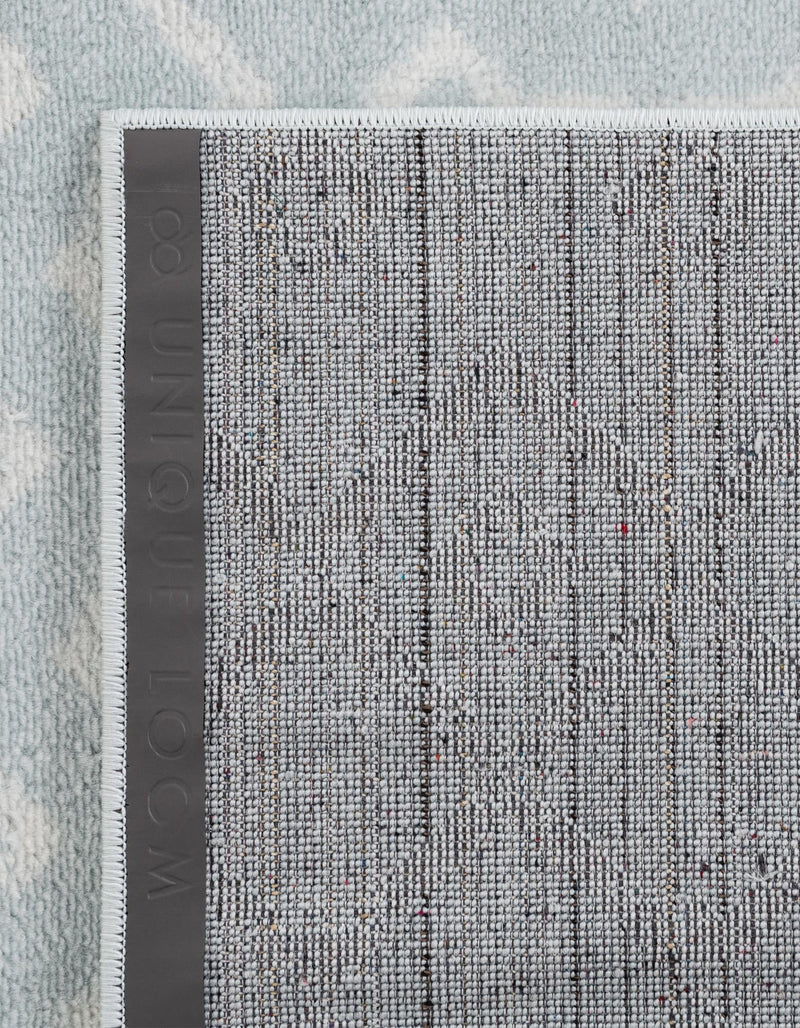 Marrakech Lattice Collection Area Rug - Medina (Light Blue) Rectangle Light Blue  lifestyle 11