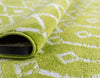 Marrakech Lattice Collection Area Rug - Medina (Green) Rectangle Green  lifestyle 14
