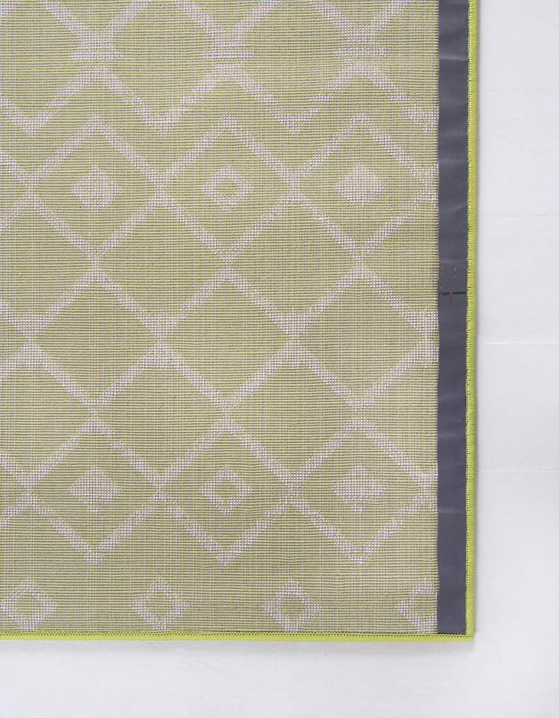 Marrakech Lattice Collection Area Rug - Medina (Green) Rectangle Green  lifestyle 16