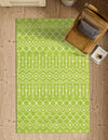 Marrakech Lattice Collection Area Rug - Medina (Green) Rectangle Green  lifestyle 17