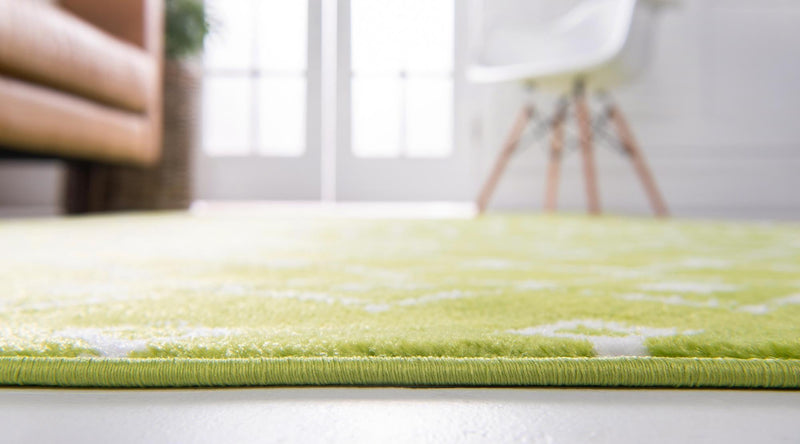 Marrakech Lattice Collection Area Rug - Medina (Green) Square Green  lifestyle 37
