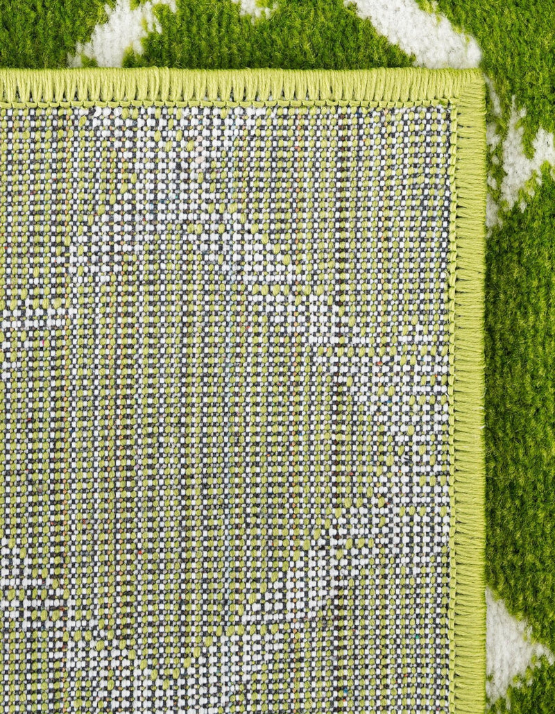 Marrakech Lattice Collection Area Rug - Medina (Green) Square Green  lifestyle 41