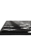 Marrakech Lattice Collection Area Rug - Medina (Black) Rectangle Black  lifestyle 24