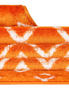 Marrakech Lattice Collection Area Rug - Medina (Orange) Rectangle Orange  lifestyle 20