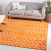 Marrakech Lattice Collection Area Rug - Medina (Orange) Square Orange  lifestyle 0