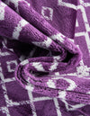 Marrakech Lattice Collection Area Rug - Medina (Violet) Rectangle Violet  lifestyle 13