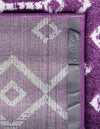 Marrakech Lattice Collection Area Rug - Medina (Violet) Rectangle Violet  lifestyle 14