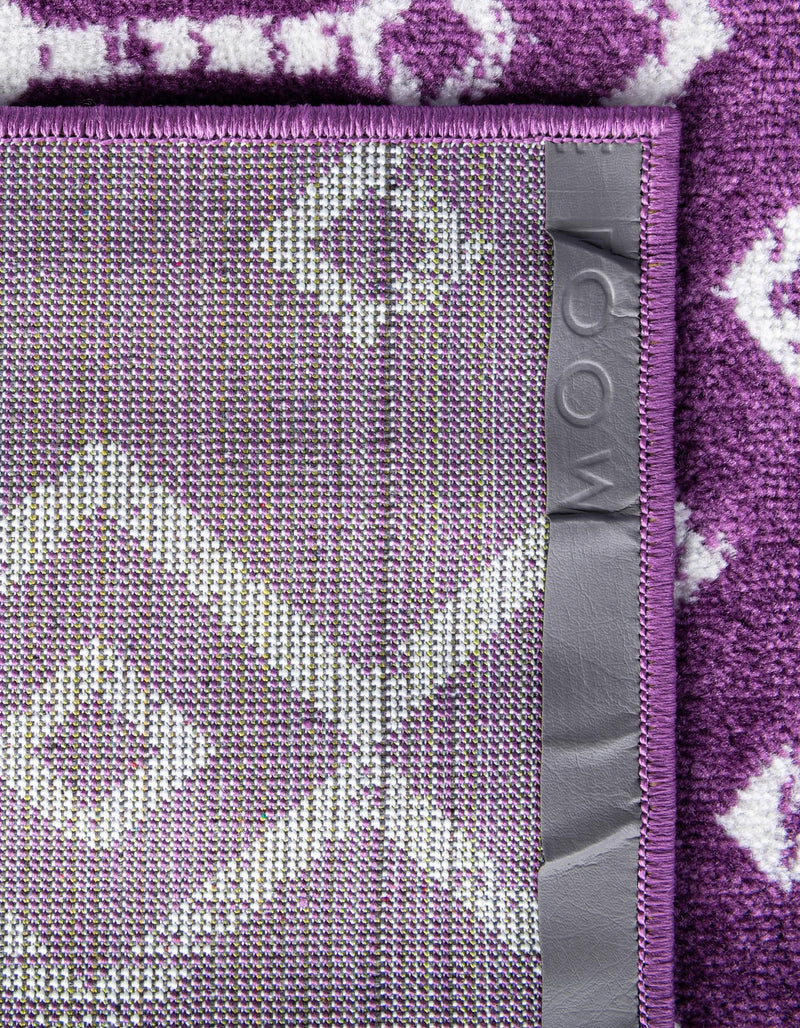 Marrakech Lattice Collection Area Rug - Medina (Violet) Rectangle Violet  lifestyle 14