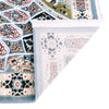 Persian Elegance Collection Area Rug -  Hamedan (Blue) Runner Blue  lifestyle 34