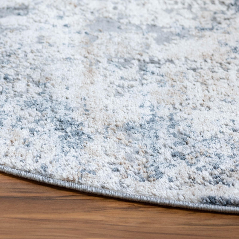Aegean Elegance Collection Area Rug - Mykonos Round Cream  lifestyle 27