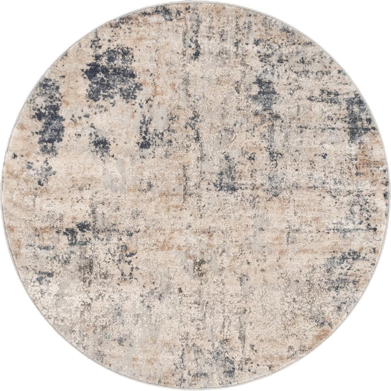 Aegean Elegance Collection Area Rug - Mykonos Round Cream  lifestyle 15