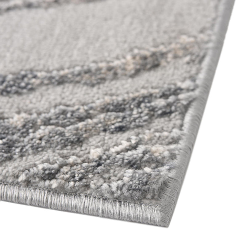 Aegean Elegance Collection Area Rug -  Rhodes Rectangle Gray Cream  lifestyle 18