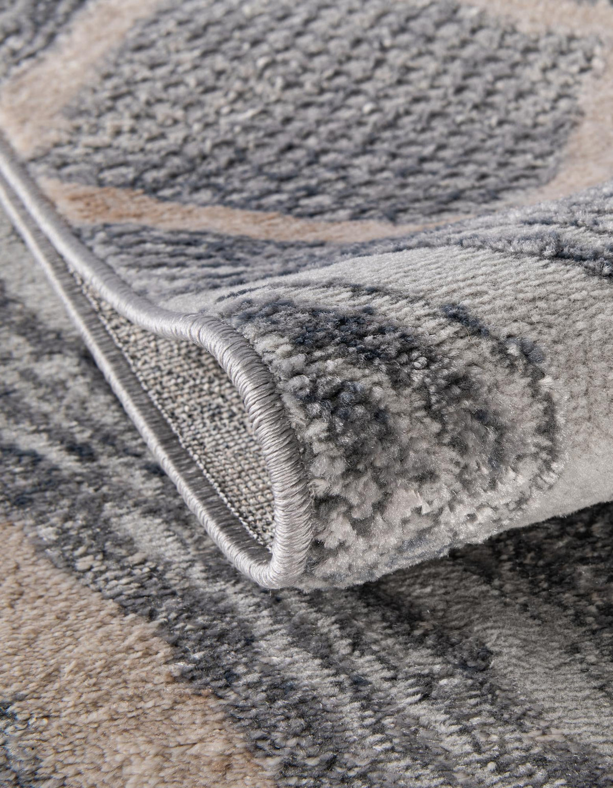 Aegean Elegance Collection Area Rug -  Rhodes Runner Gray Cream  lifestyle 62