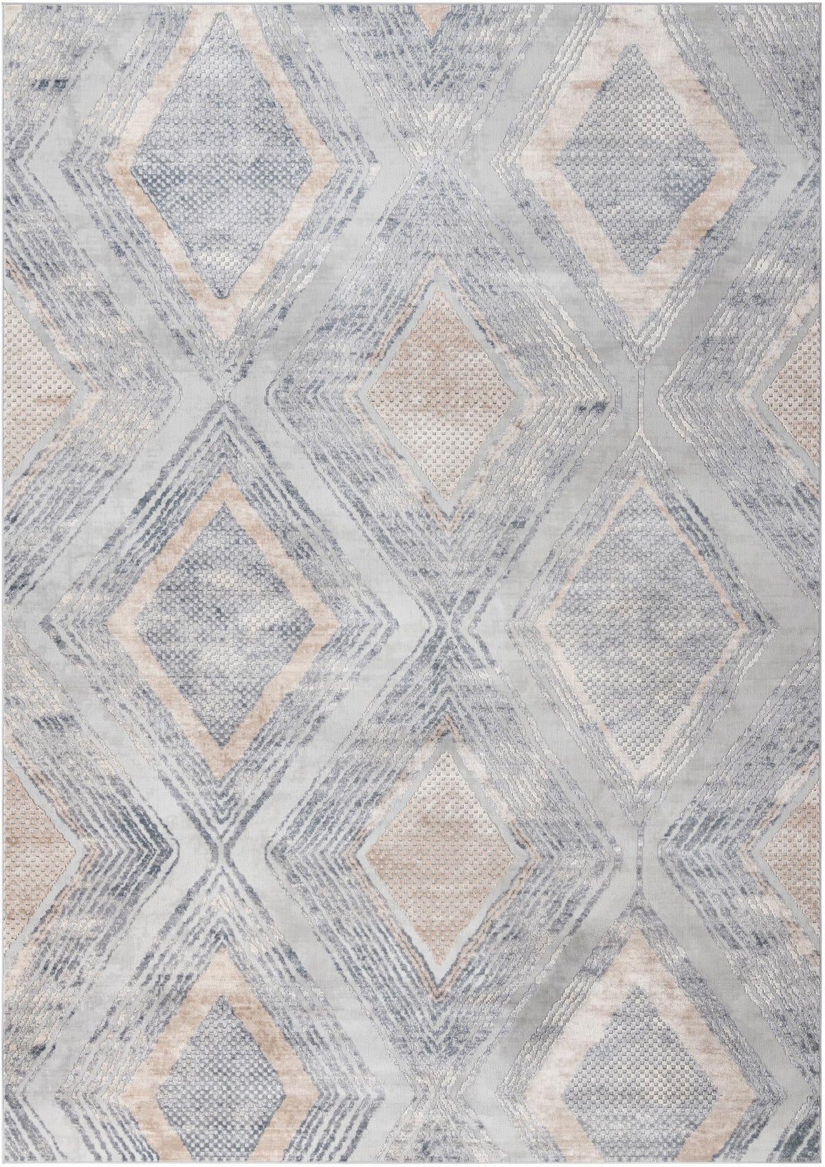 Aegean Elegance Collection Area Rug -  Rhodes Rectangle Gray  lifestyle 3