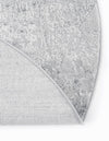 Aegean Elegance Collection Area Rug -  Paros Round Gray  lifestyle 40