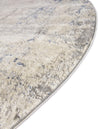 Aegean Elegance Collection Area Rug -  Milos Round Gray Blue  lifestyle 36