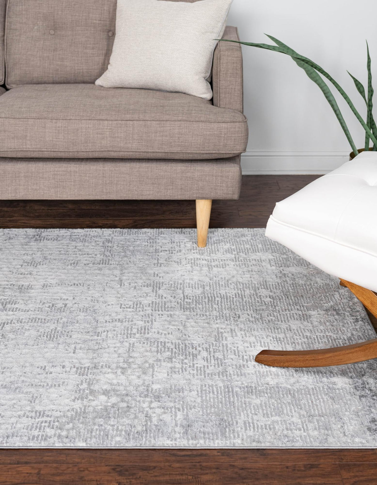 Aegean Elegance Collection Area Rug -  Ithaca Rectangle Gray  lifestyle 2
