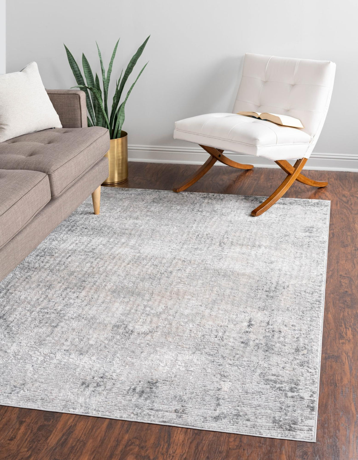 Aegean Elegance Collection Area Rug -  Ithaca Rectangle Gray  lifestyle 3