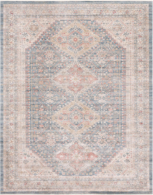 Regal Estates Collection Area Rug - Majesty Rectangle Blue Main