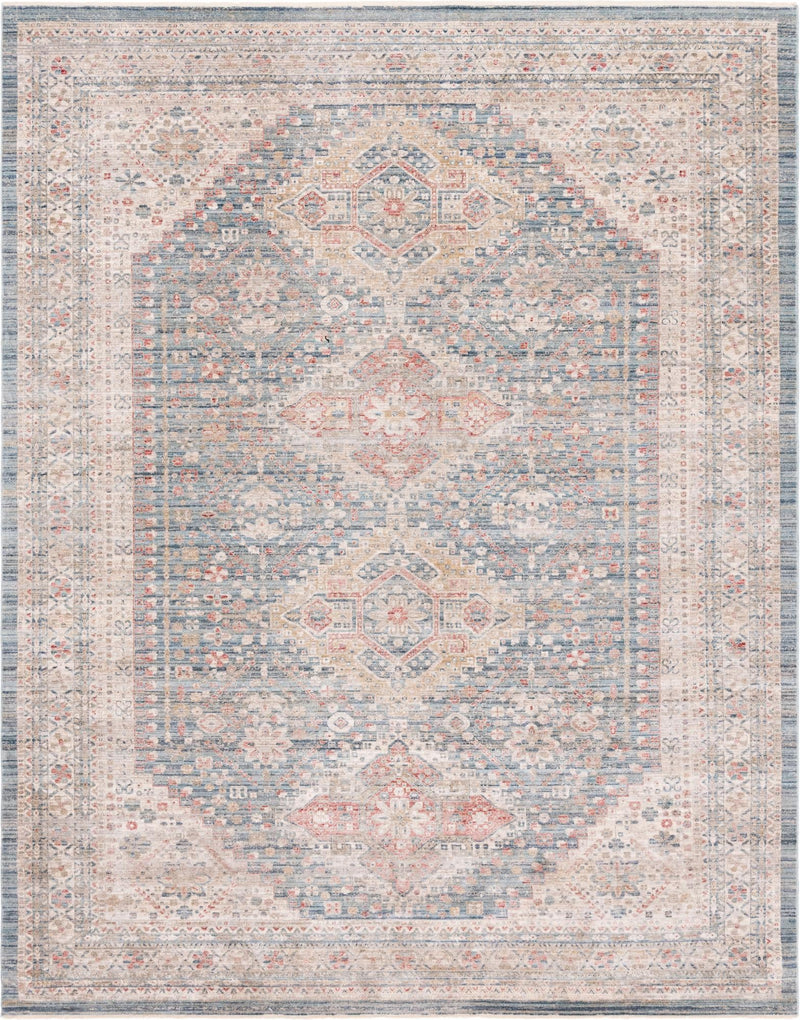 Regal Estates Collection Area Rug - Majesty Rectangle Blue Main