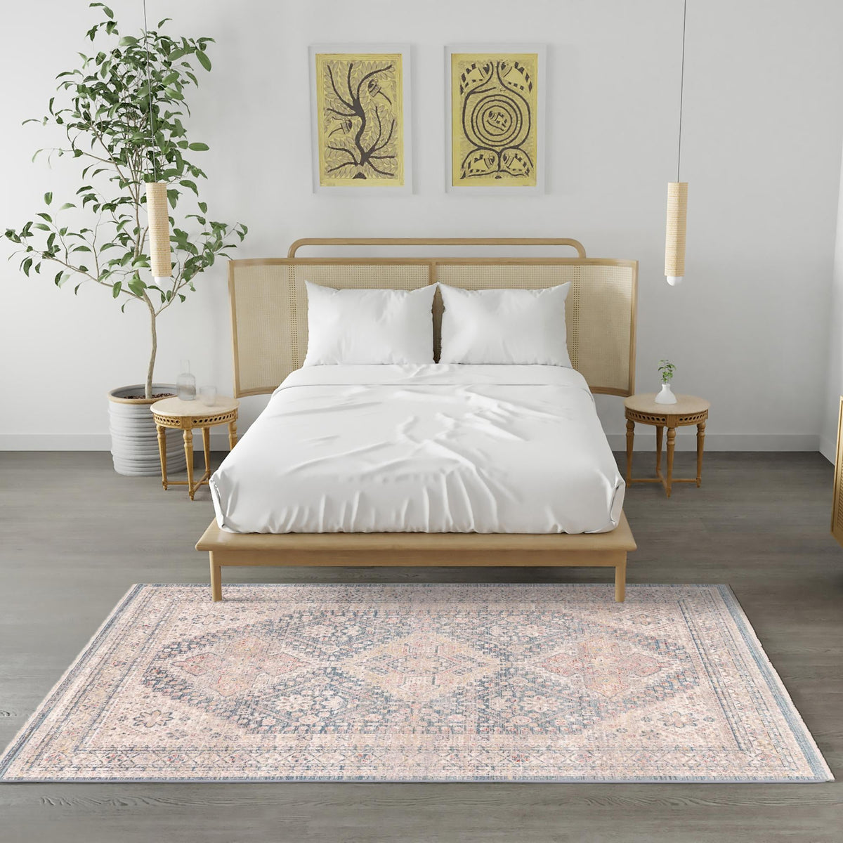 Regal Estates Collection Area Rug - Majesty Rectangle Blue  lifestyle 44