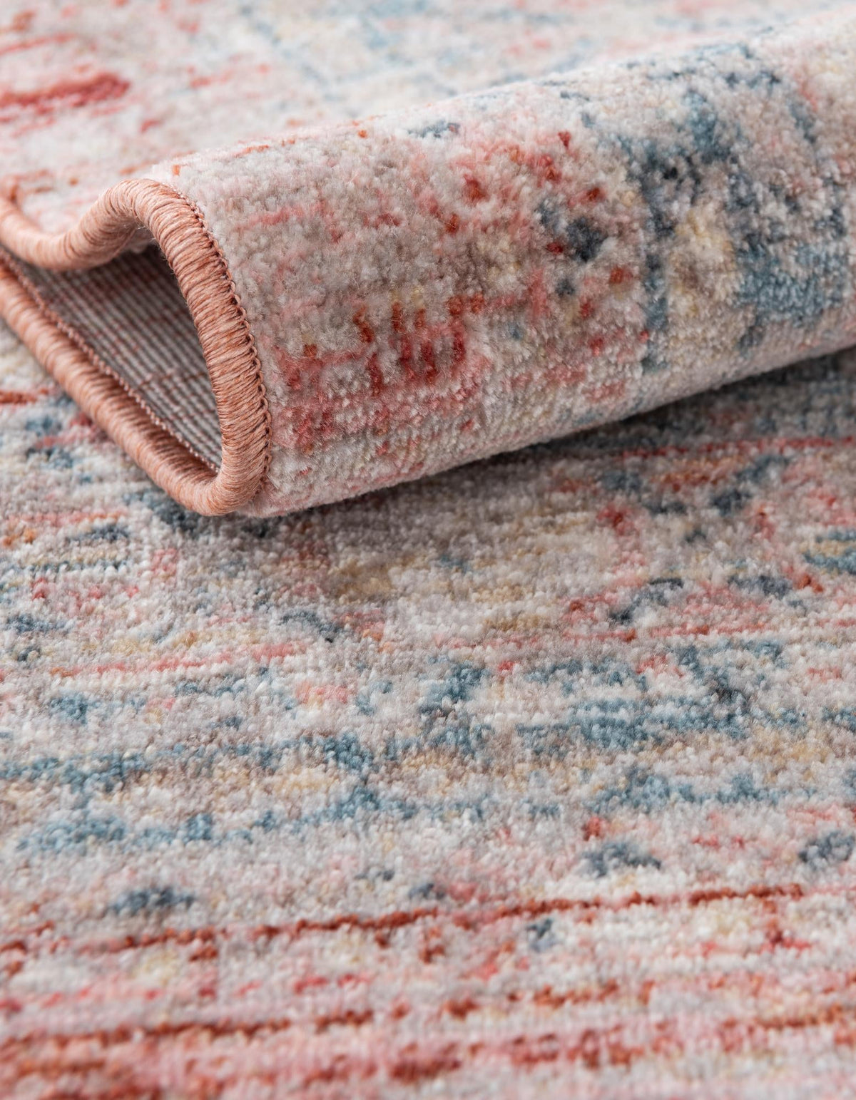 Regal Estates Collection Area Rug - Majesty Rectangle Rose Rust  lifestyle 17