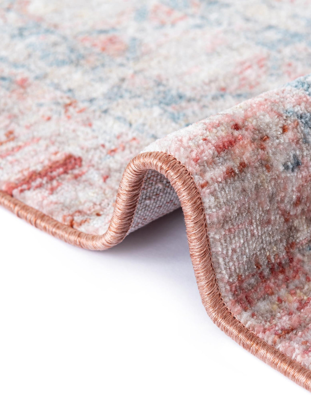 Regal Estates Collection Area Rug - Majesty Rectangle Rose Rust  lifestyle 29