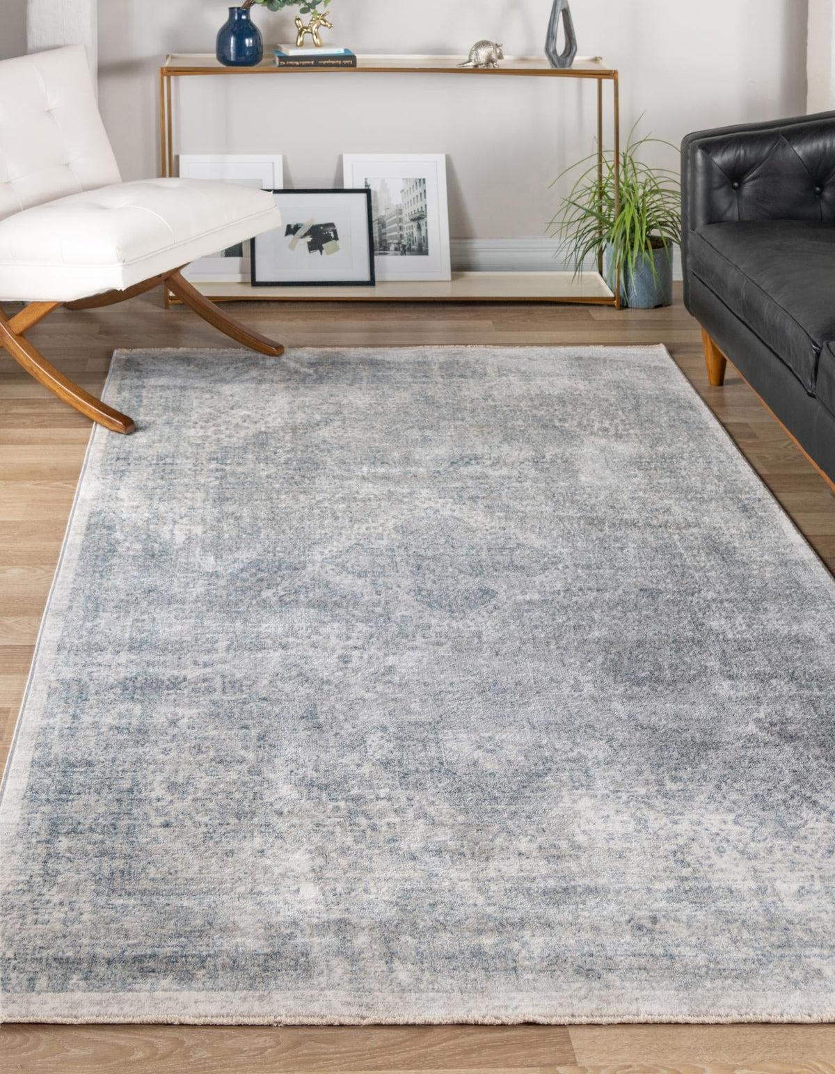 Regal Estates Collection Area Rug - Majesty Rectangle Gray  lifestyle 6