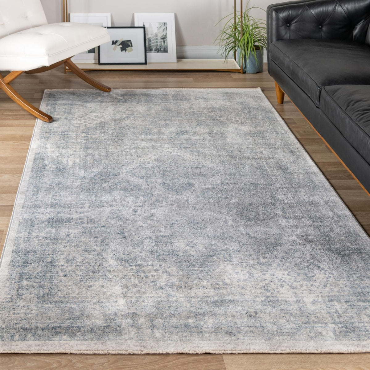 Regal Estates Collection Area Rug - Majesty Rectangle Gray  lifestyle 46