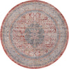 Regal Estates Collection Area Rug -  Sovereign Round Red  lifestyle 28