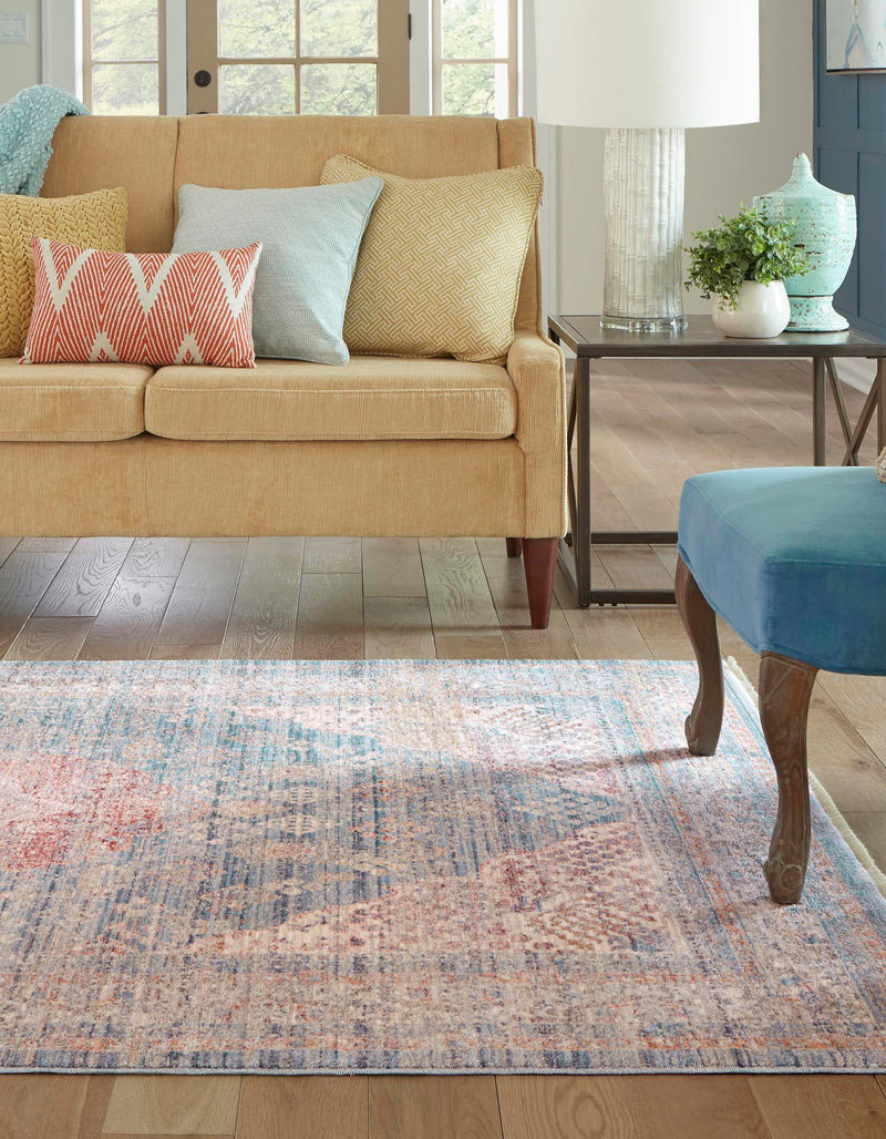 Regal Estates Collection Area Rug -  Sovereign Rectangle Blue  lifestyle 6