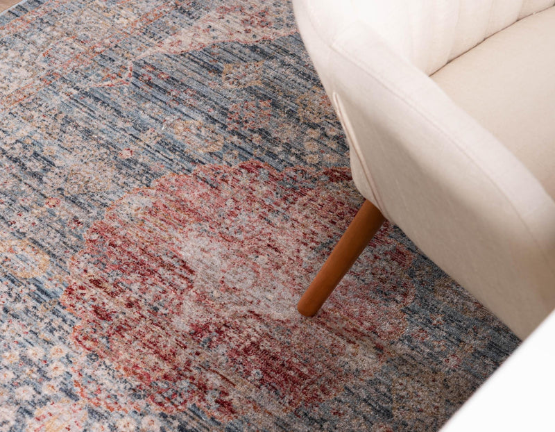 Regal Estates Collection Area Rug -  Sovereign Rectangle Blue  lifestyle 12