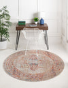 Regal Estates Collection Area Rug -  Monarch Round Multi  lifestyle 37