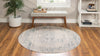 Regal Estates Collection Area Rug -  Monarch Round Gray  lifestyle 46