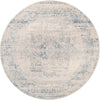 Regal Estates Collection Area Rug -  Monarch Round Gray  lifestyle 29