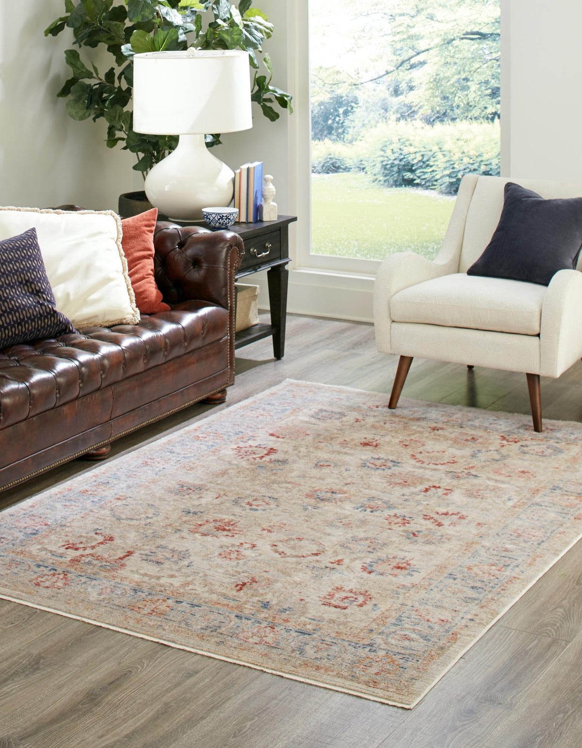Regal Estates Collection Area Rug -  Dynasty Rectangle Ivory  lifestyle 3