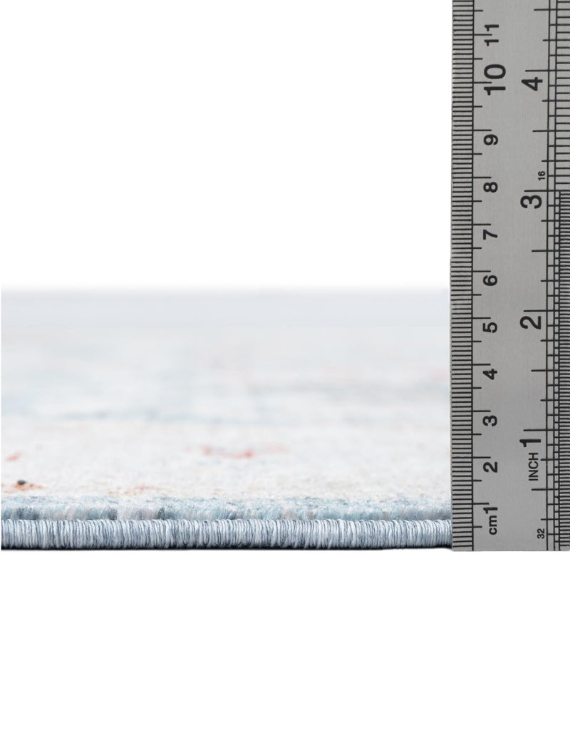 Regal Estates Collection Area Rug -  Dynasty Round Blue  lifestyle 41