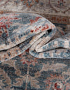 Regal Estates Collection Area Rug -  Dynasty Round Blue  lifestyle 50