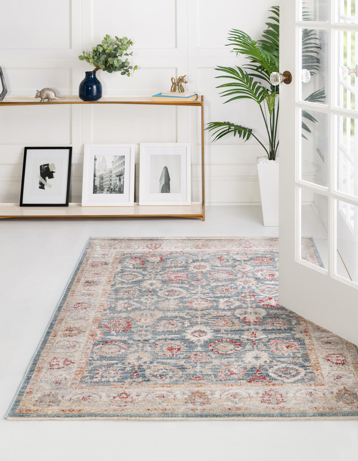 Regal Estates Collection Area Rug -  Dynasty Rectangle Blue  lifestyle 5