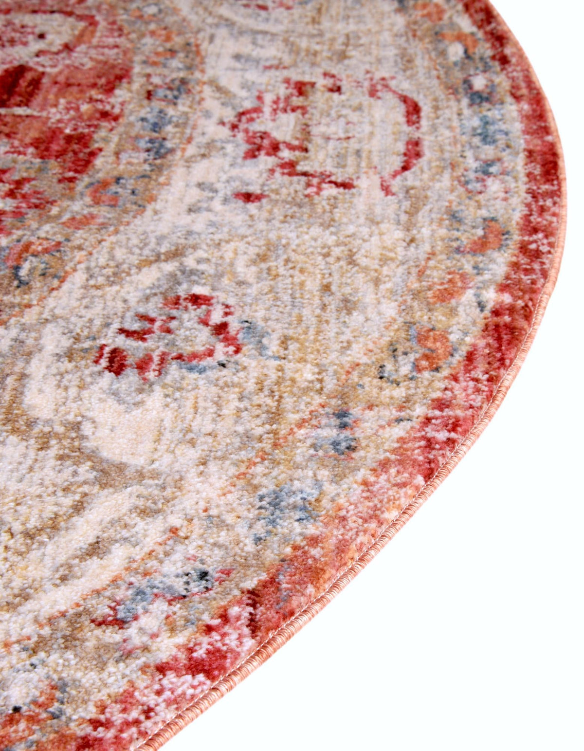 Regal Estates Collection Area Rug -  Dynasty Round Red  lifestyle 65