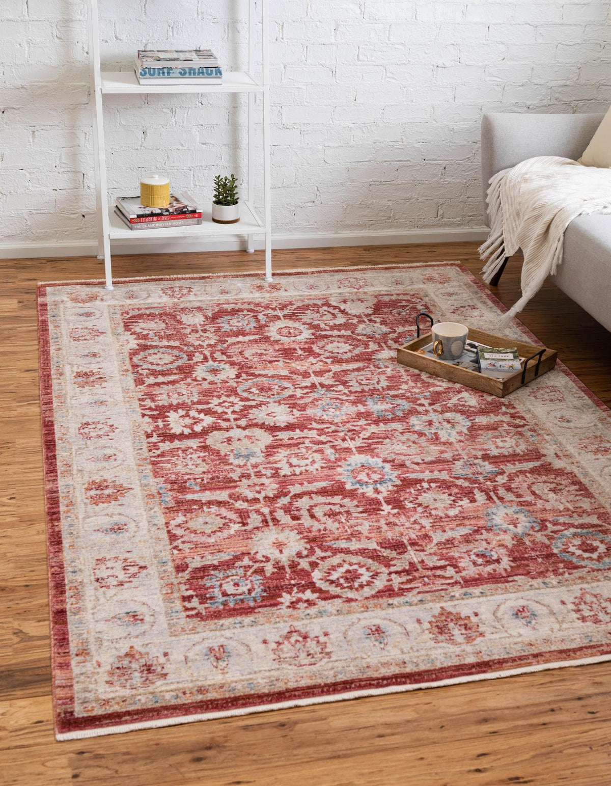 Regal Estates Collection Area Rug -  Dynasty Rectangle Red  lifestyle 4