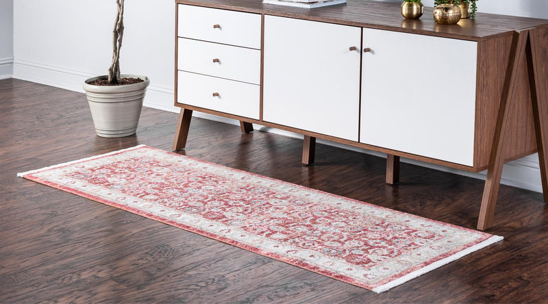 Regal Estates Collection Area Rug -  Dynasty Runner Red  lifestyle 49