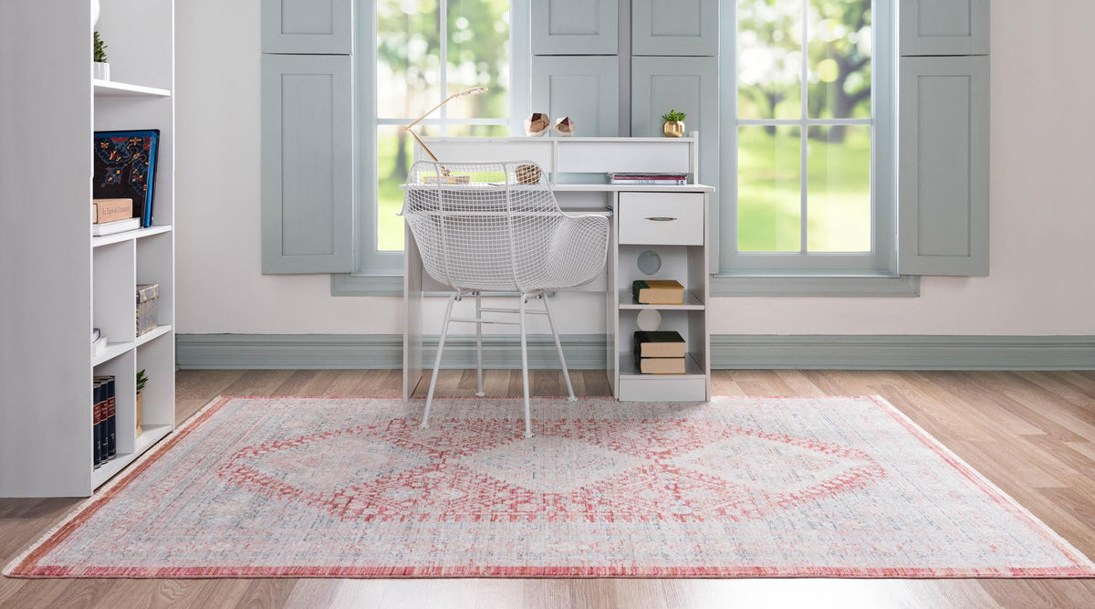 Regal Estates Collection Area Rug - Majesty Rectangle Red  lifestyle 15