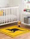 Fun Time Rugs Collection Area Rug -  Wonderland Square Yellow  lifestyle 3