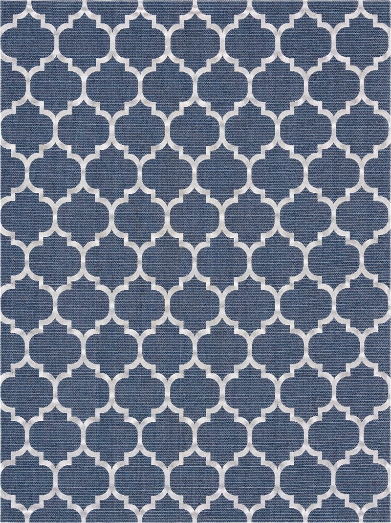 Savannah Elegance Collection Area Rug - Tybee Rectangle Navy Blue  lifestyle 4