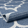Savannah Elegance Collection Area Rug - Tybee Rectangle Navy Blue  lifestyle 17