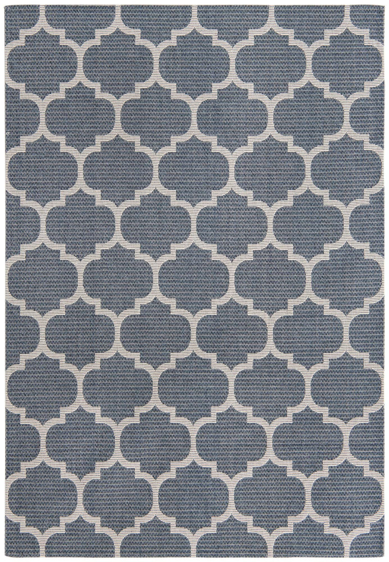 Savannah Elegance Collection Area Rug - Tybee Rectangle Navy Blue  lifestyle 2